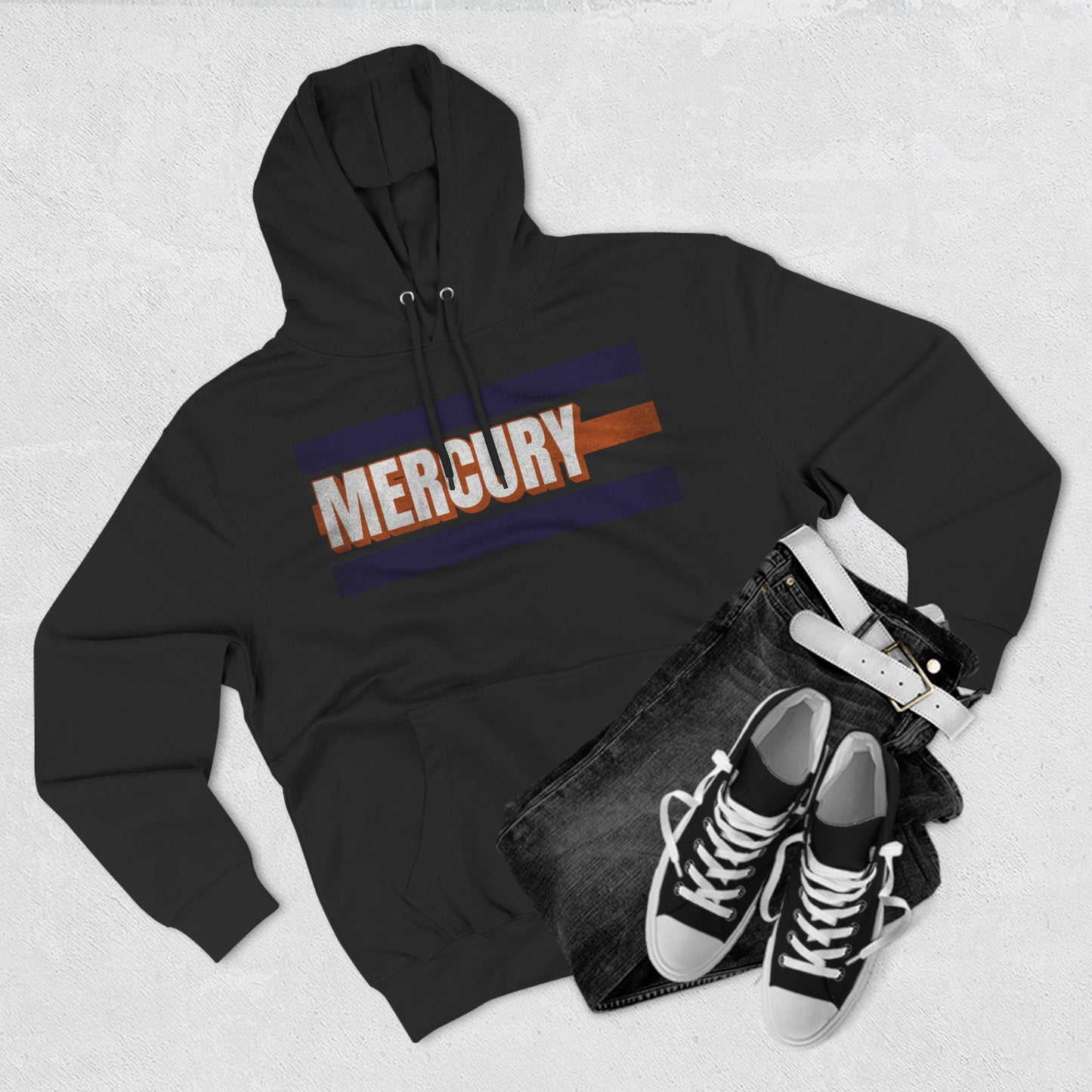 Mercury Premium Vintage Style Basketball Hoodie