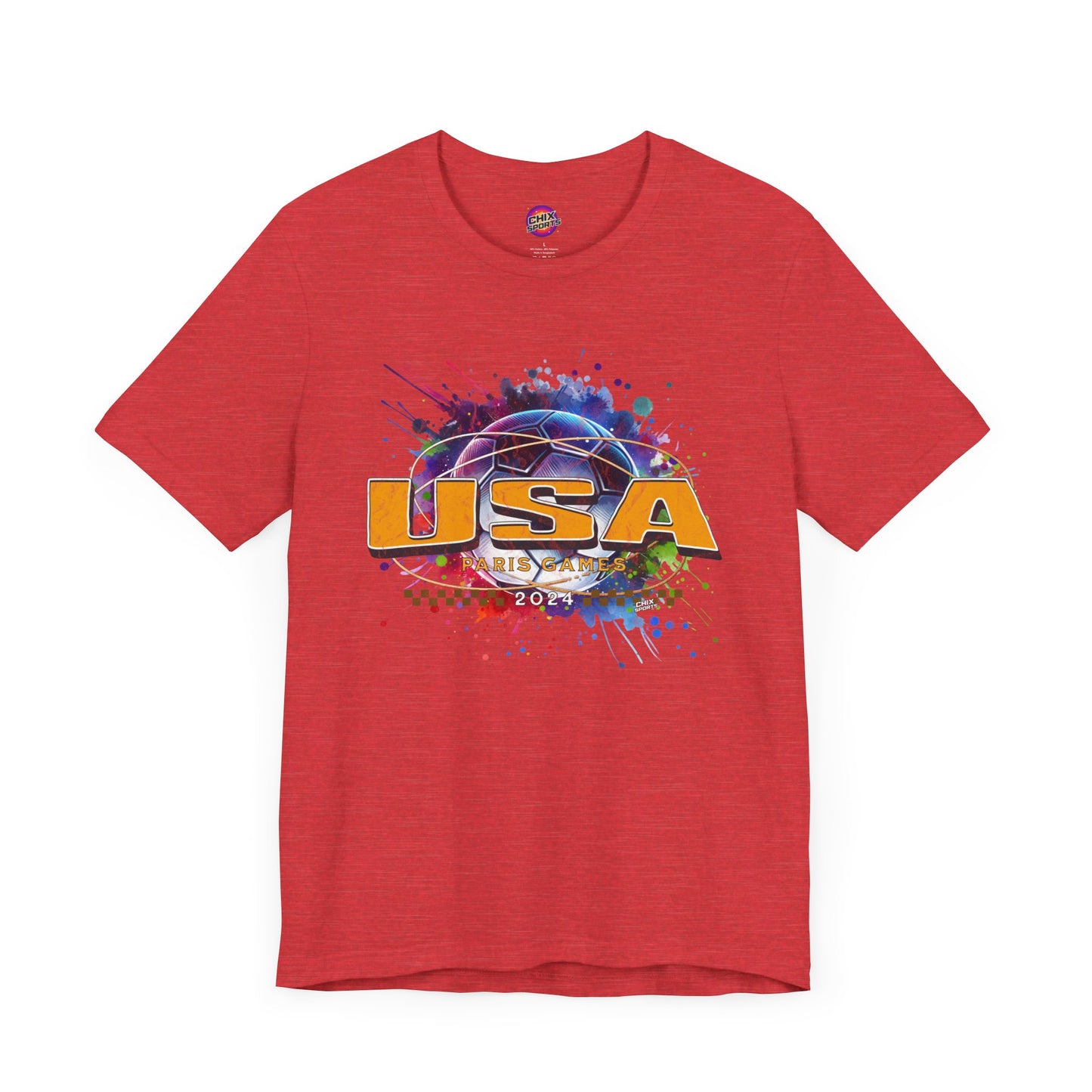 U.S. Women's Soccer T-Shirt Bright Gold USA