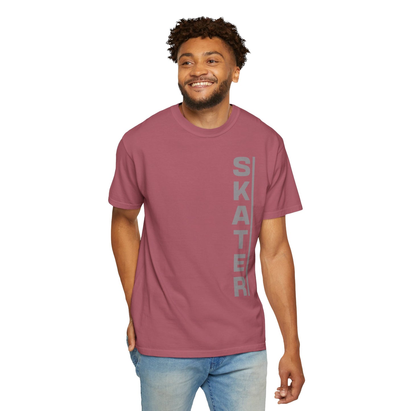 SKATER Position Garment-Dyed T-shirt Vertical