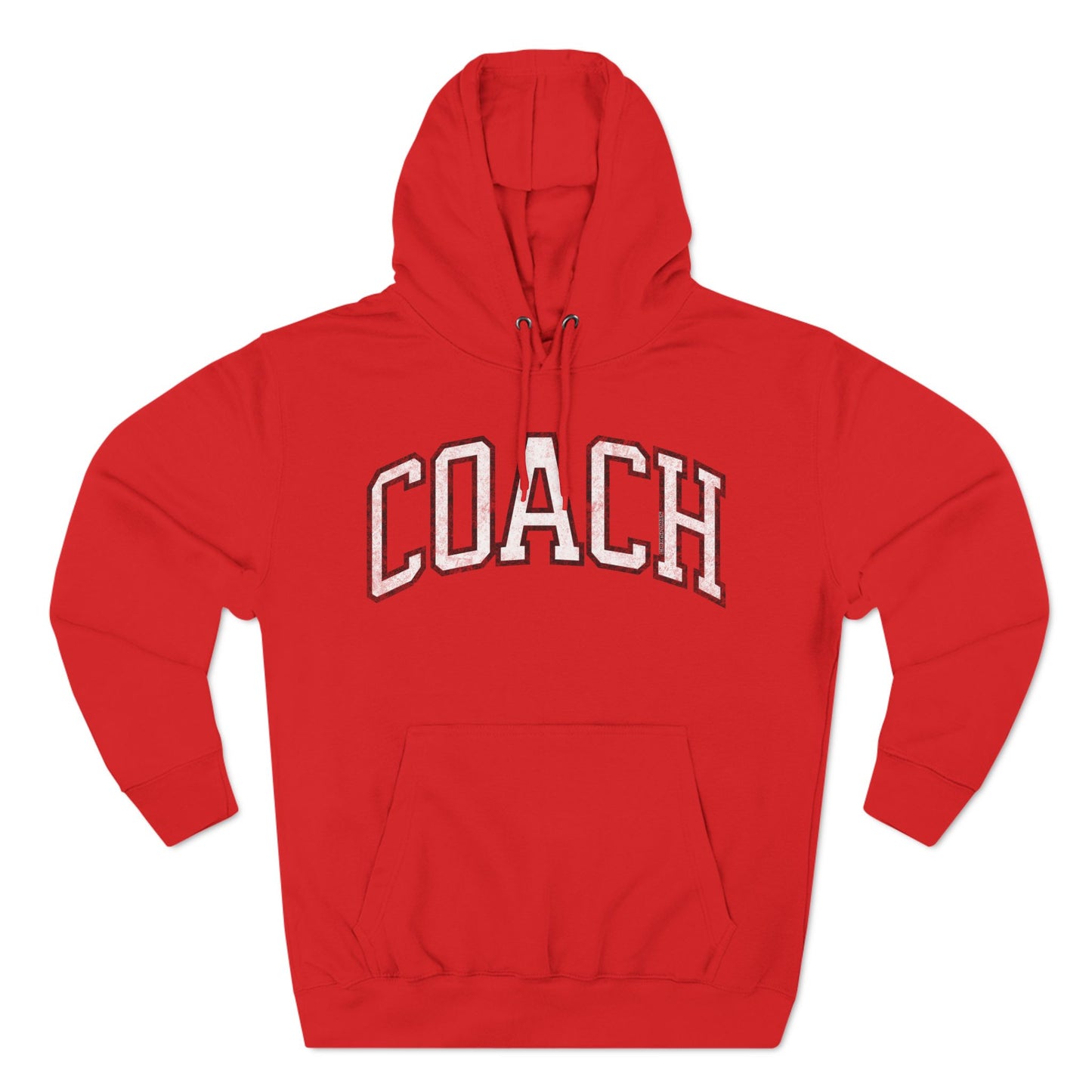 Sports Coach Premium Hoodie Vintage Print