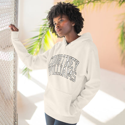 Courtney Williams Lynx Vintage Print Premium Hoodie