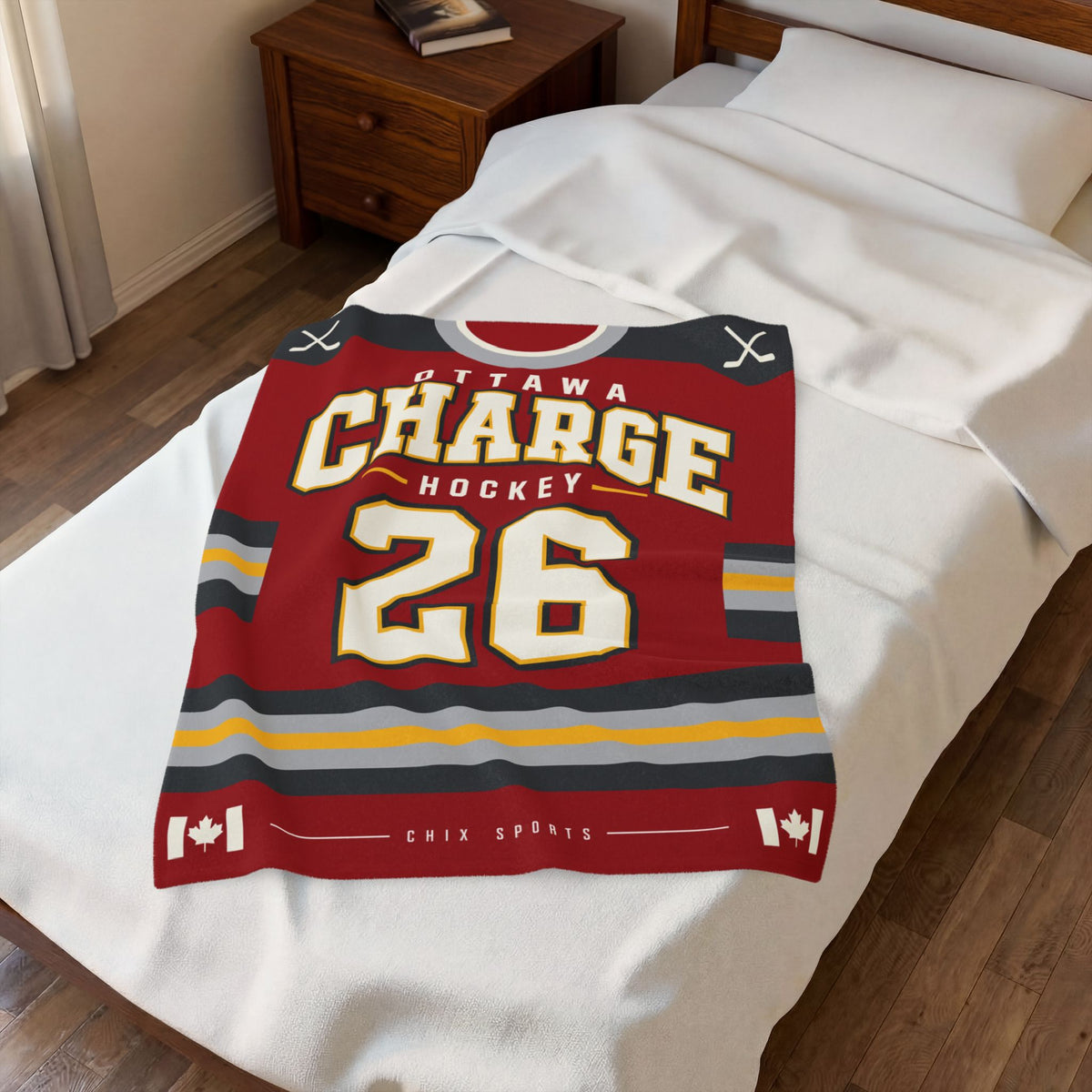 Ottawa Charge Plush Blanket