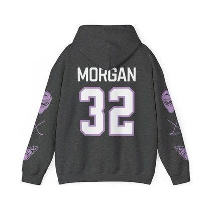 Lucy Morgan 32 Frost Hockey Heavy Hoodie