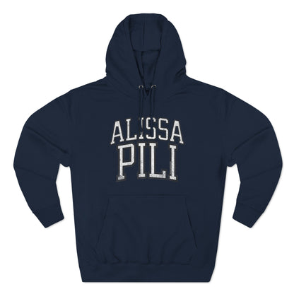 Alissa Pili Lynx Vintage Print Premium Hoodie