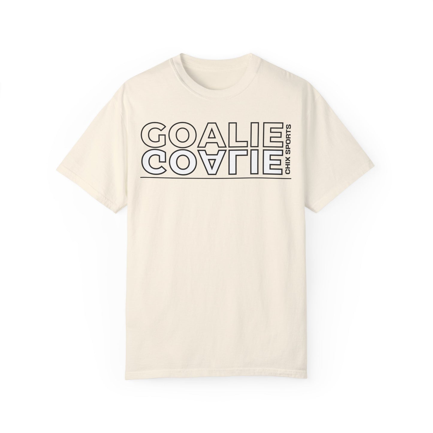 Outline GOALIE Position Garment-Dyed T-shirt