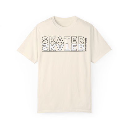 Outline SKATER Position Garment-Dyed T-shirt