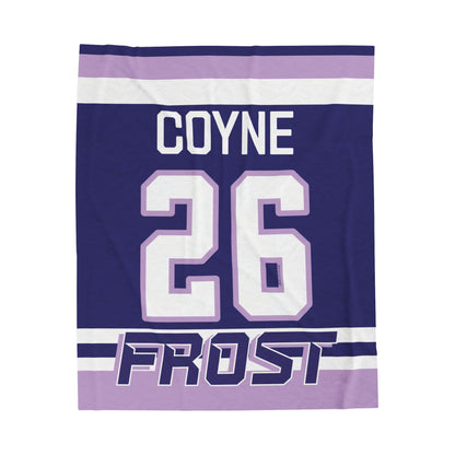 Kendall Coyne Schofield 26 Frost Plush Blanket