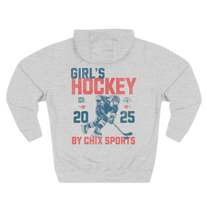 Premium Girl's Hockey Hoodie Vintage Style