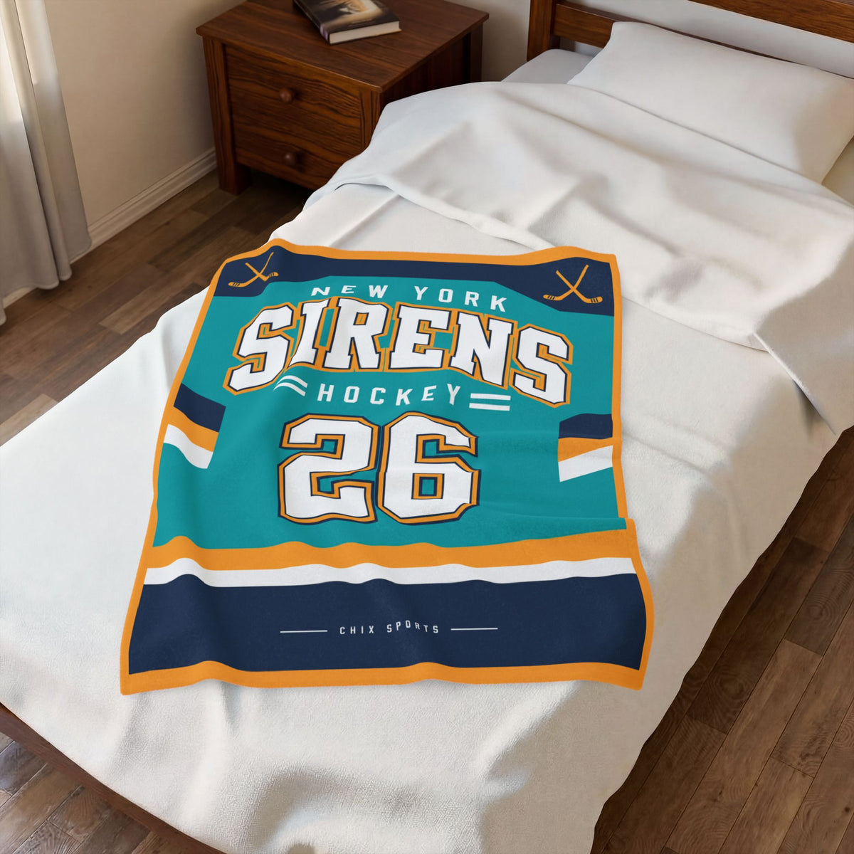 New York Sirens Plush Blanket