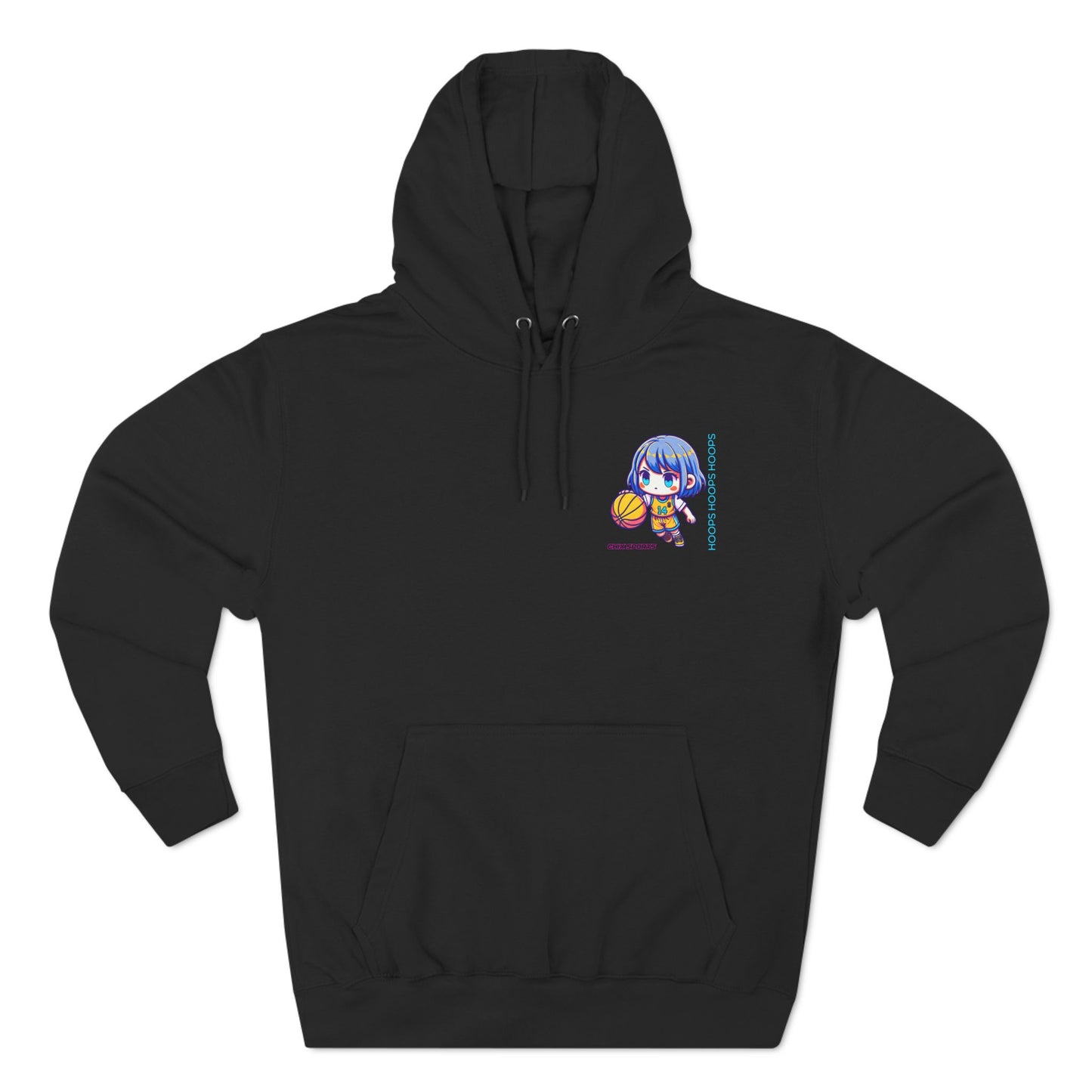 Anime Style Women's Basketball Fleece Hoodie