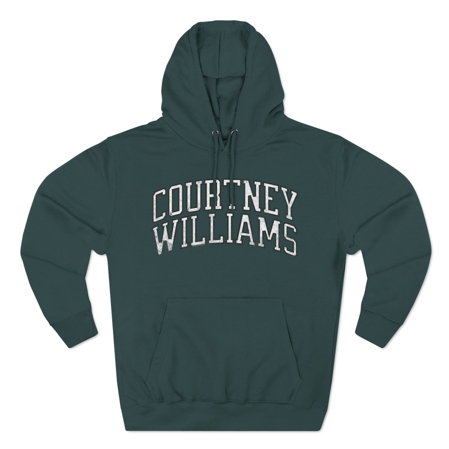 Courtney Williams Lynx Vintage Print Premium Hoodie