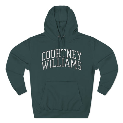 Courtney Williams Lynx Vintage Print Premium Hoodie