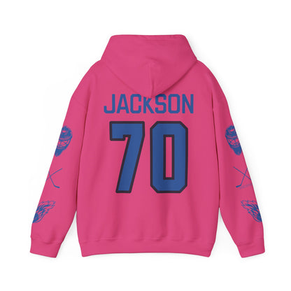 CJ Carly Jackson 70 Sceptres Goalie Hockey Heavy Hoodie