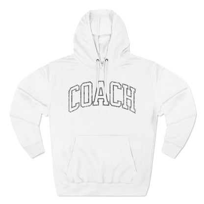 Sports Coach Premium Hoodie Vintage Print