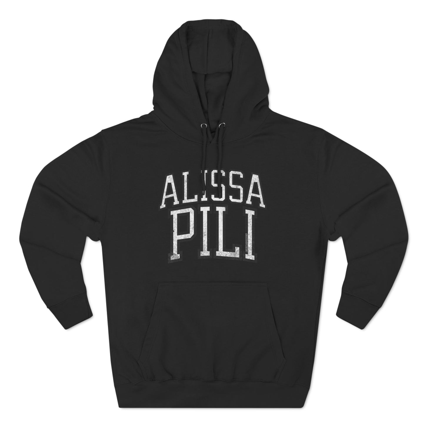 Alissa Pili Lynx Vintage Print Premium Hoodie