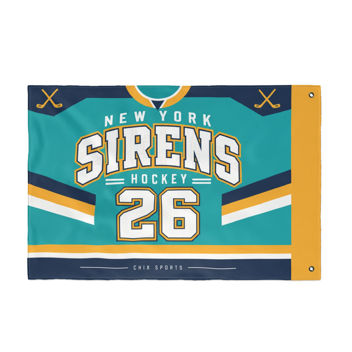 New York Sirens 36 x 24 Double-Sided Flag