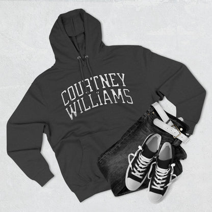 Courtney Williams Lynx Vintage Print Premium Hoodie