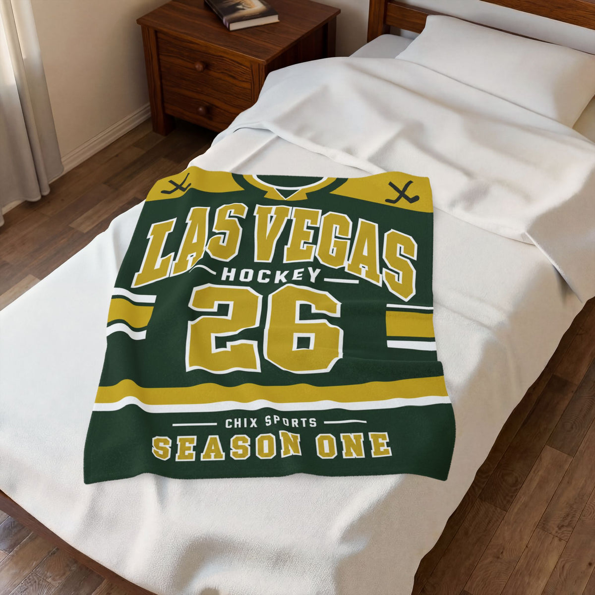 Las Vegas Women's Hockey Plush Blanket