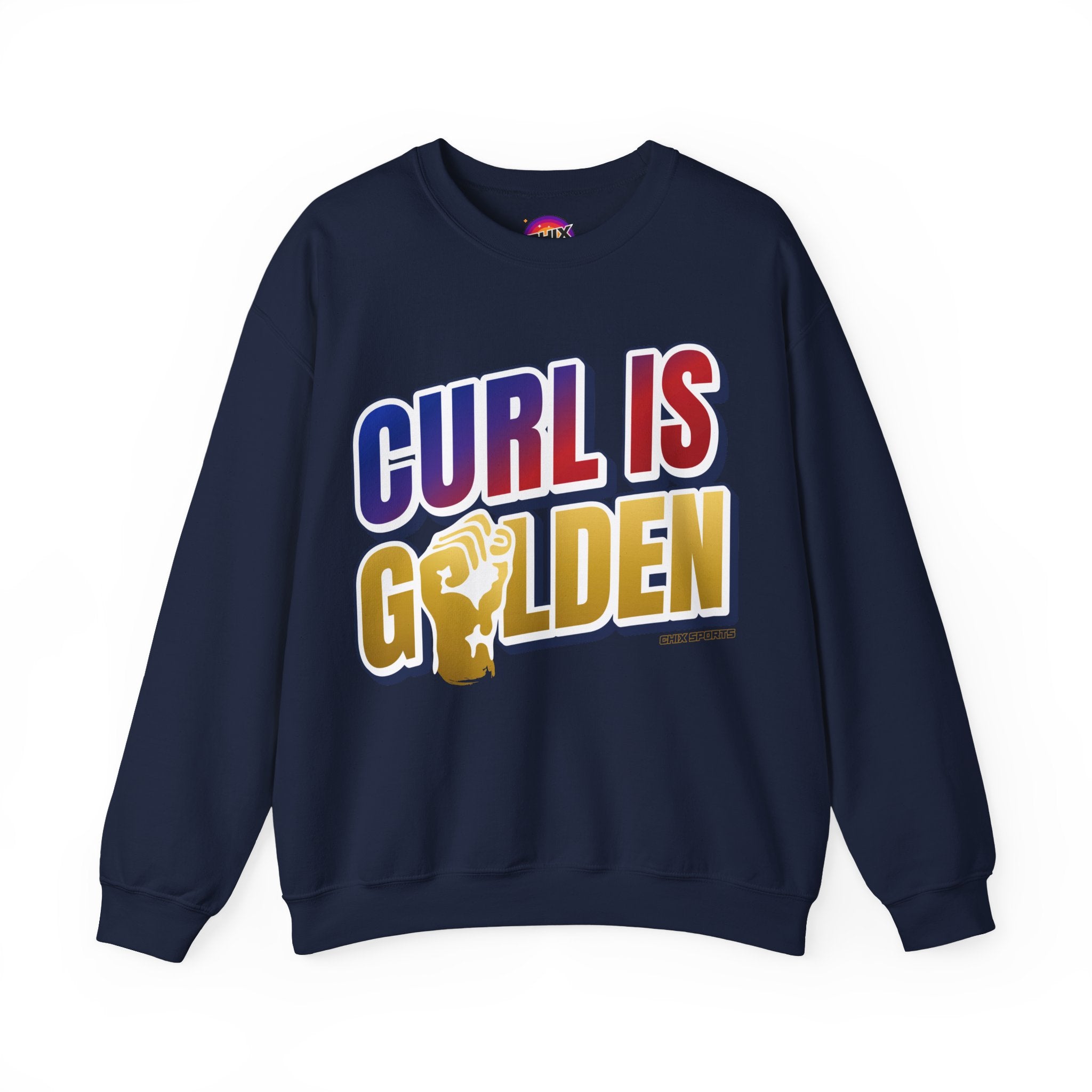 Britta Curl-Salemme Golden USA Women's Hockey Unisex Sweatshirt