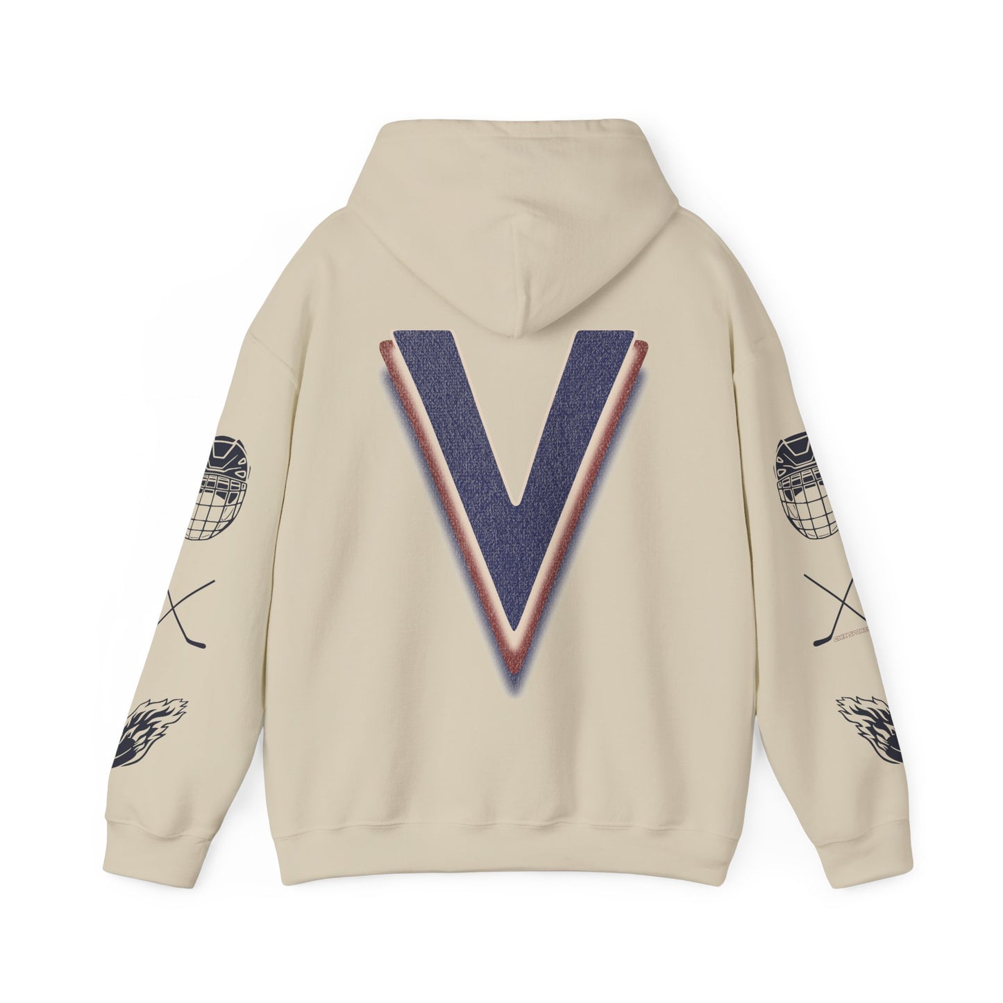 Victoire Hockey Two-Sided Print Heavy Hoodie