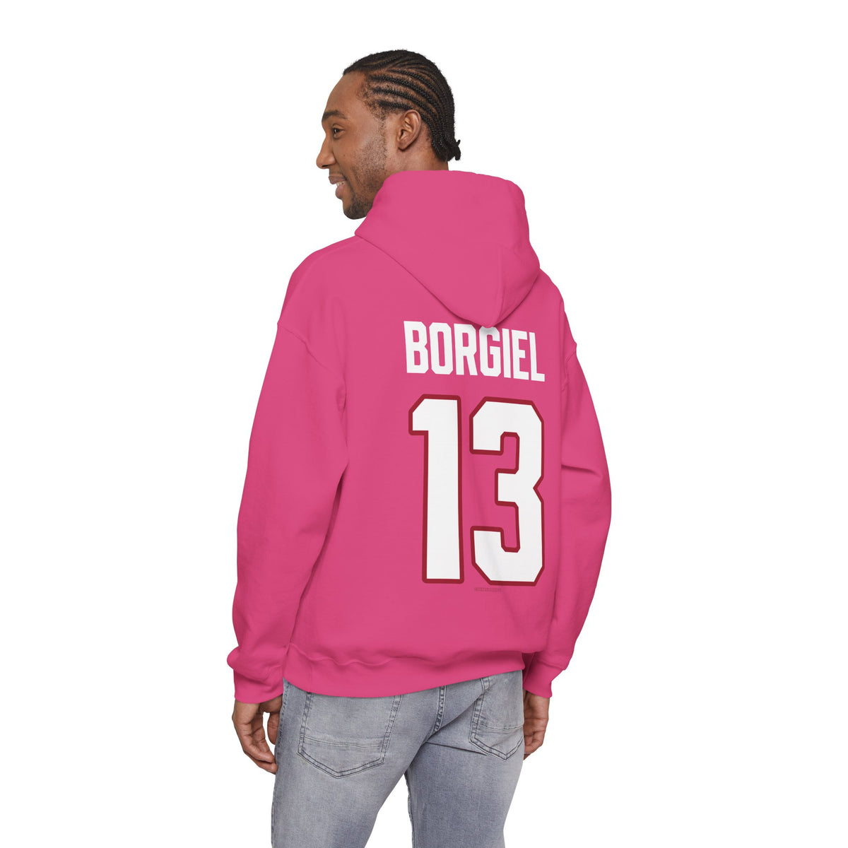 Casey Borgiel Detroit Hockey Club Unisex Moto Hoodie