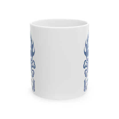 Compliance Mug Blue & White Ceramic Mug, (11oz, 15oz)