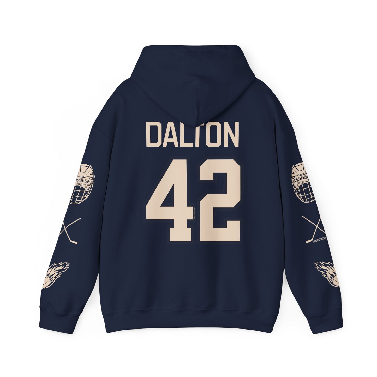 Claire Dalton 42 Victoire Hockey Heavy Hoodie