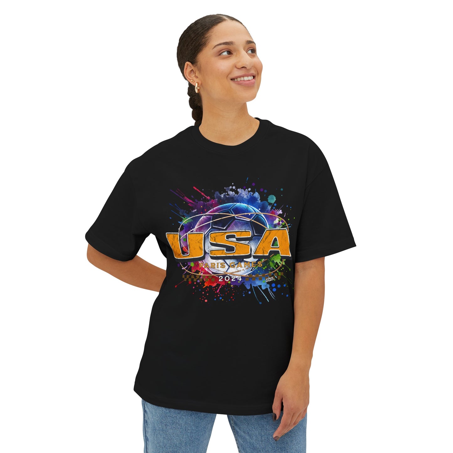 U.S. Women's Soccer Fans T-Shirt Bright Gold USA