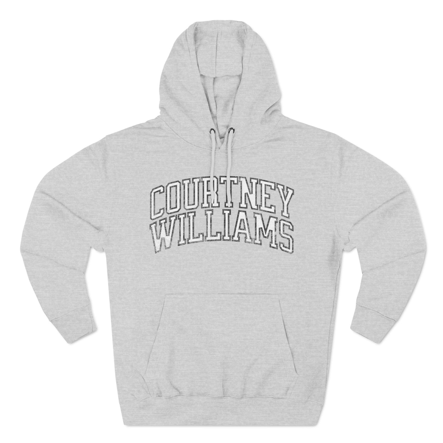 Courtney Williams Lynx Vintage Print Premium Hoodie