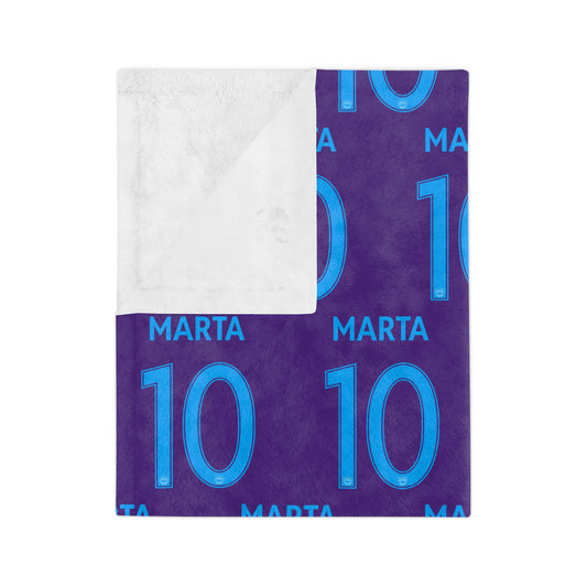 MARTA 10 Orlando Player Plush Microfiber Blanket