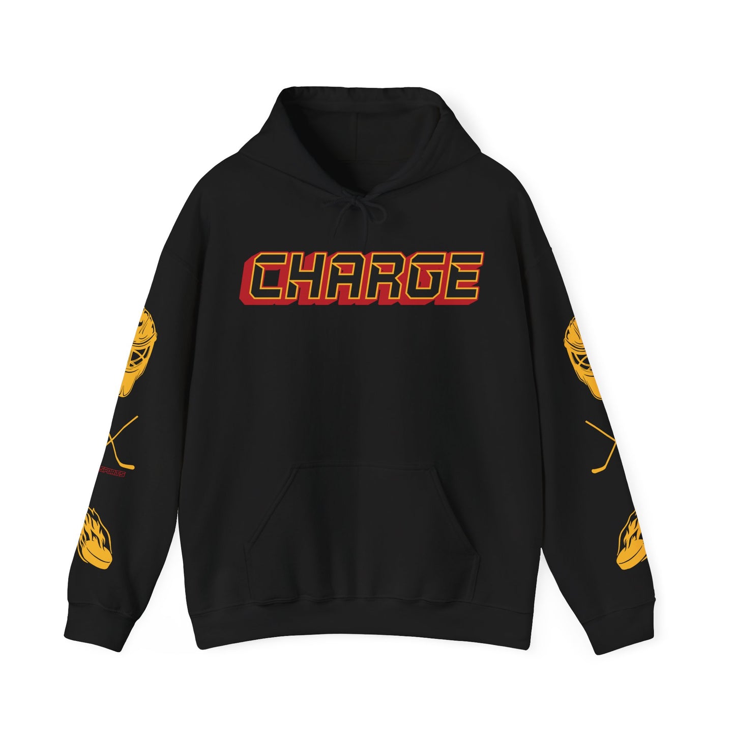 Logan Angers 35 Charge Hockey Heavy Hoodie