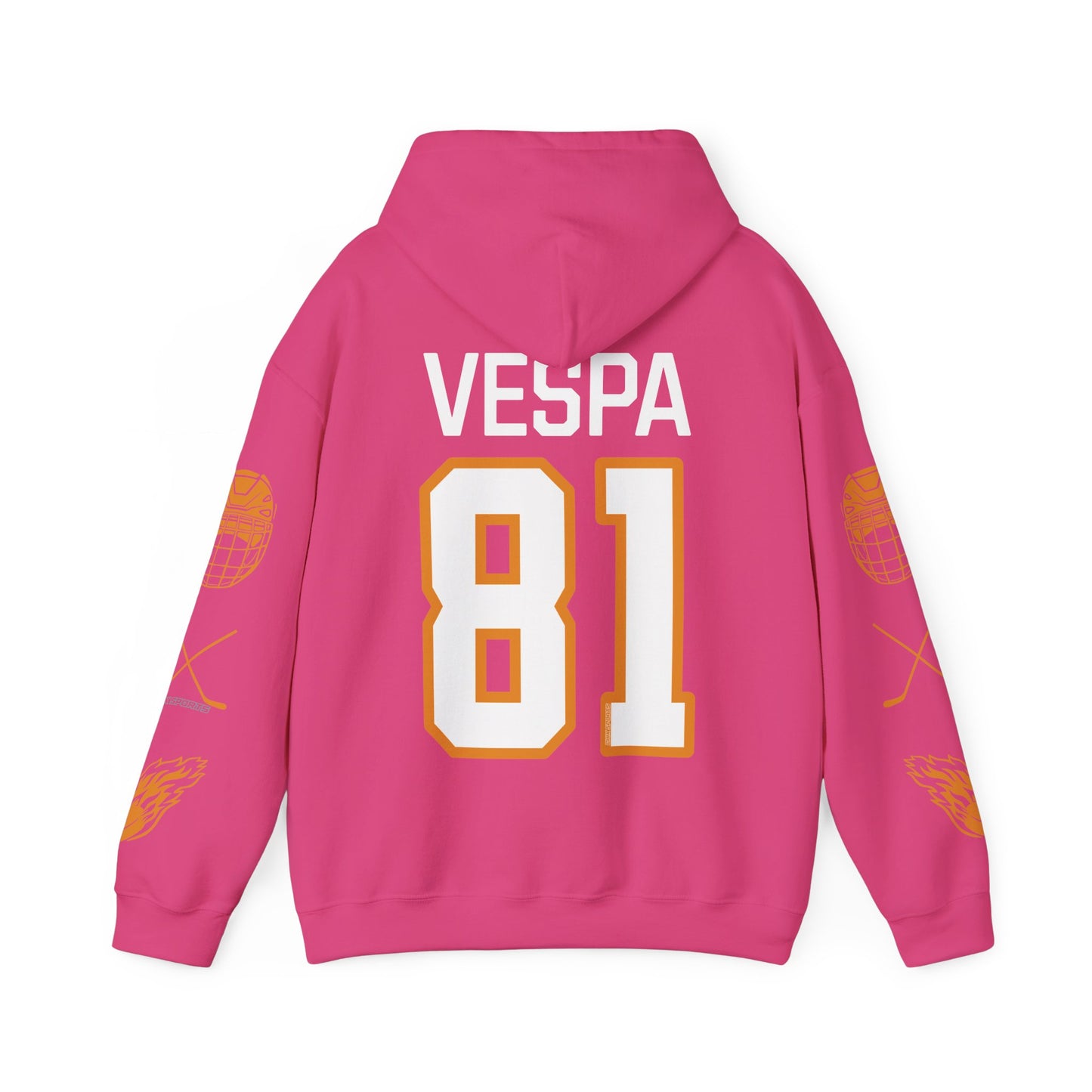 Kayla Vespa 81 Sirens Hockey Heavy Hoodie