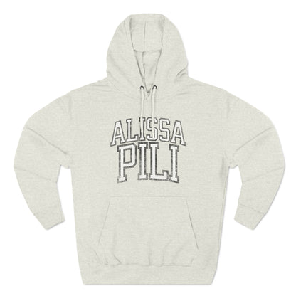 Alissa Pili Lynx Vintage Print Premium Hoodie