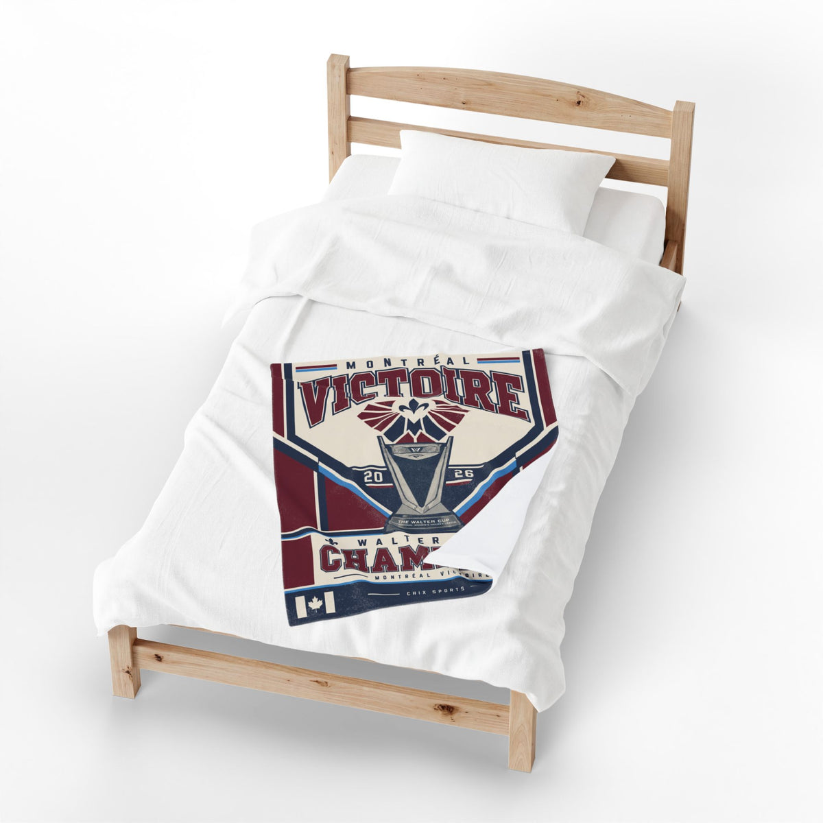 Montreal Victoire Champions Plush Blanket