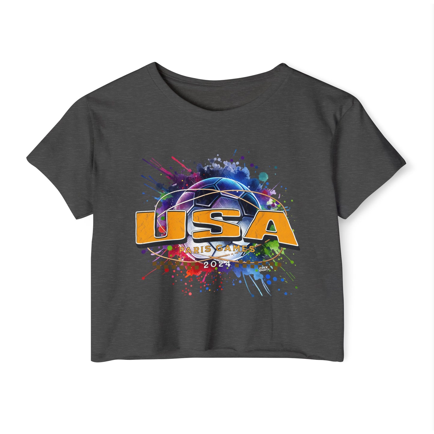 U.S. Women's Soccer Fans T-Shirt Bright Gold USA