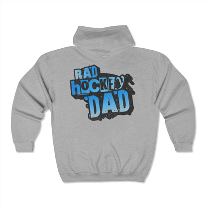 Rad Hockey Dad Heavy Full Zip Hoodie