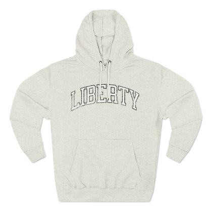 Liberty Basketball Vintage Print Premium Hoodie