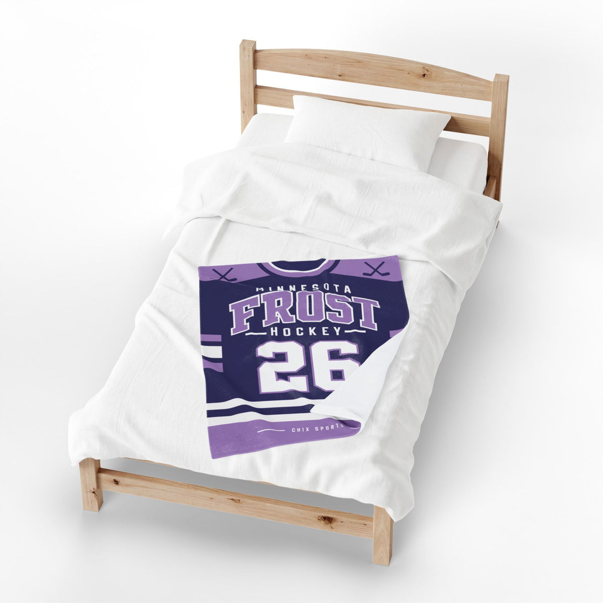Minnesota Frost Plush Blanket