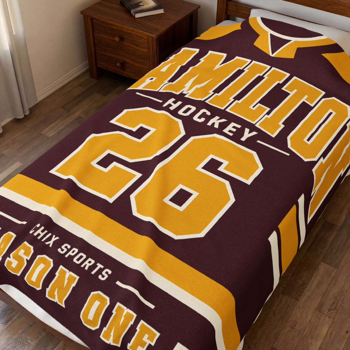 Hamilton Women's Hockey Plush Blanket