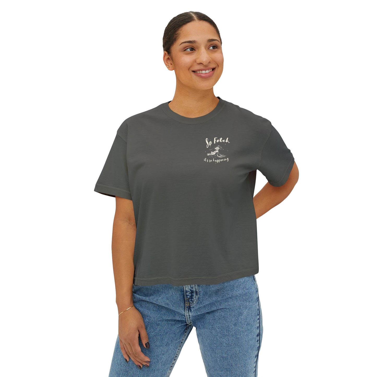 Women's Surf "So Fetch" Boxy Shirt