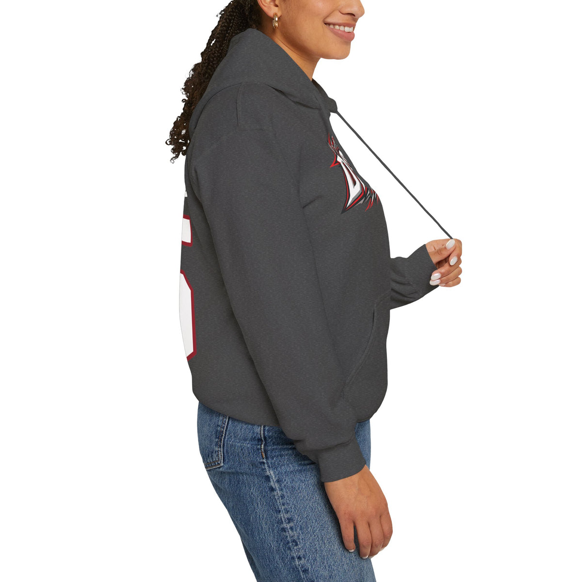 Sena Catterall Detroit Hockey Club Unisex Moto Hoodie