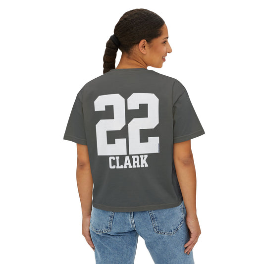 Caitlin Clark 22 Boxy Fit Varsity Shirt