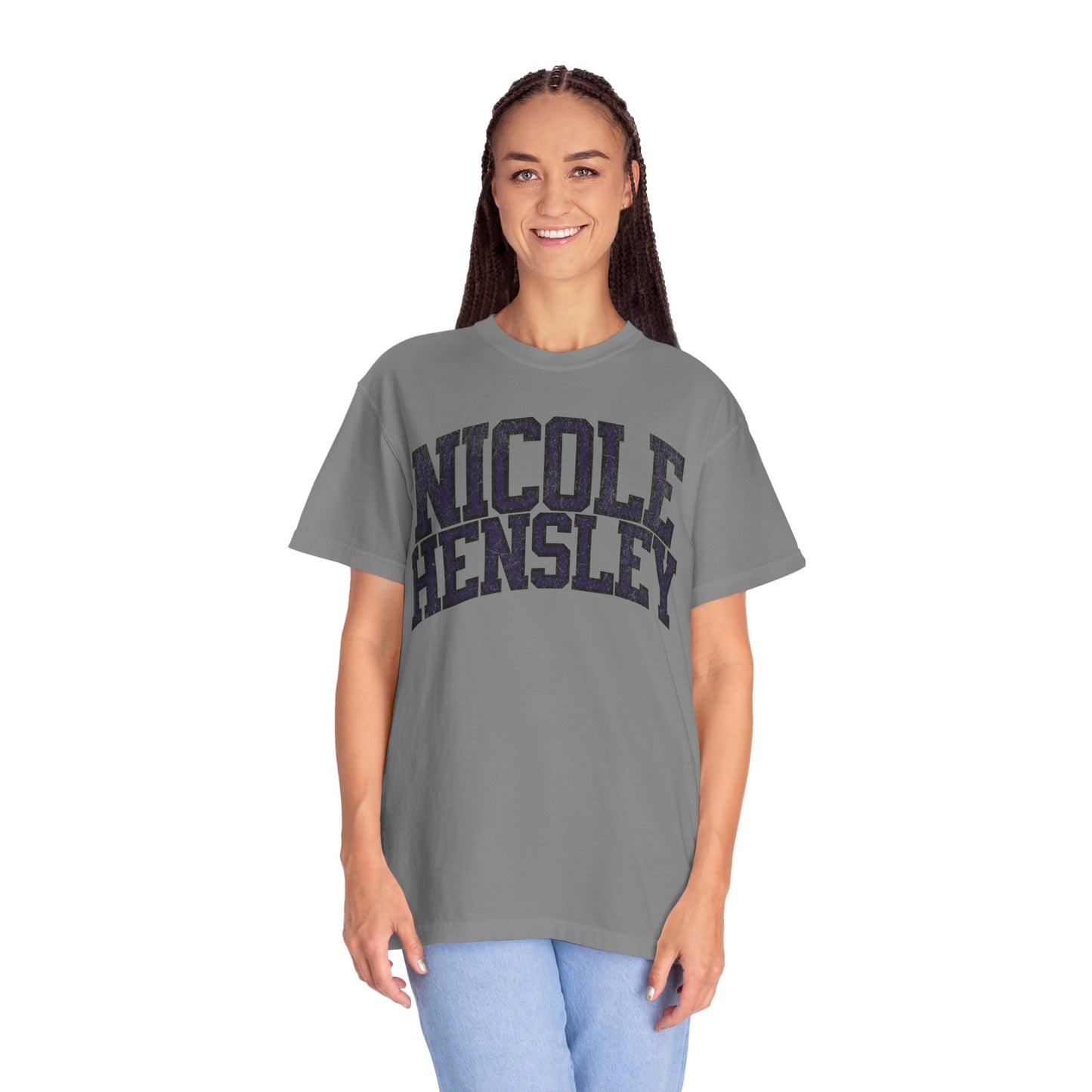 Nicole Hensley Frost Hockey Star Vintage Print Premium T-shirt