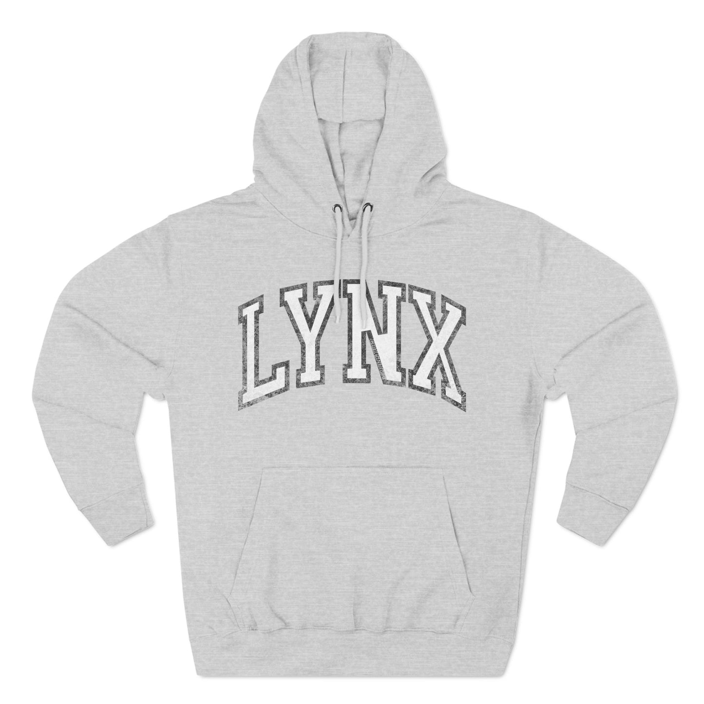 Lynx Basketball Vintage Print Premium Hoodie