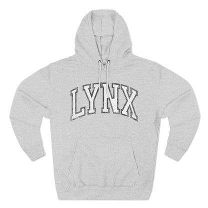 Lynx Basketball Vintage Print Premium Hoodie