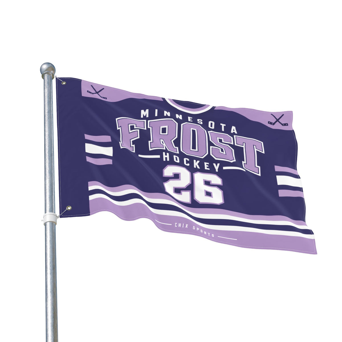 Minnesota Frost 36 x 24 Double-Sided Flag