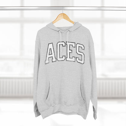 Aces Basketball Vintage Print Premium Hoodie