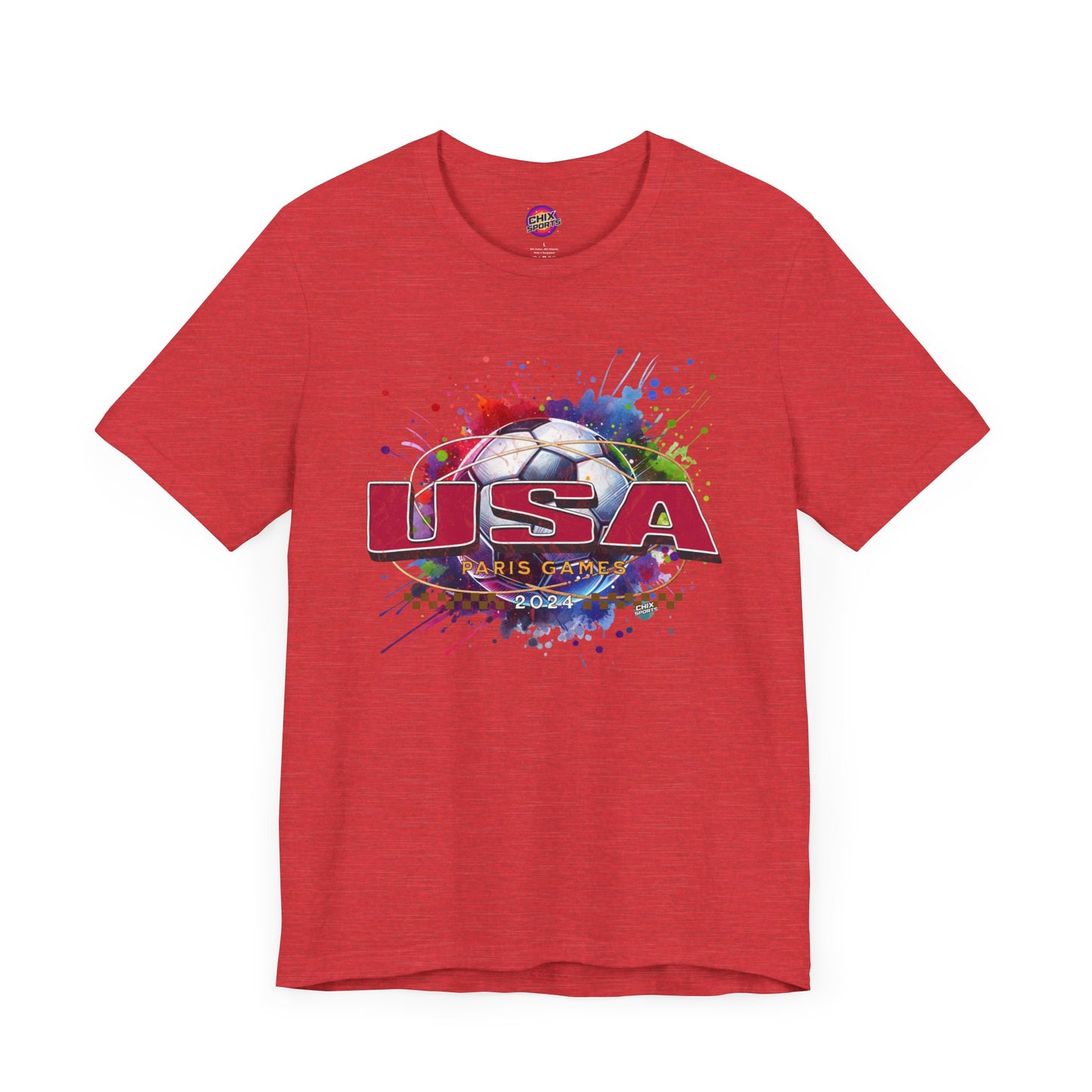 U.S. Women's Soccer Fans T-shirt Red USA