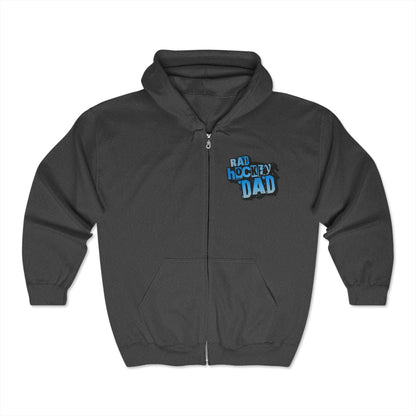 Rad Hockey Dad Heavy Full Zip Hoodie