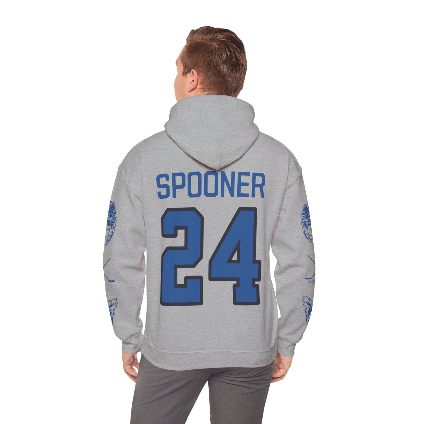 Natalie Spooner 24 Sceptres Hockey Heavy Hoodie